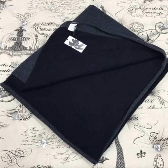 Halogen Colorblock Cashmere Wrap - Picture 6 of 6